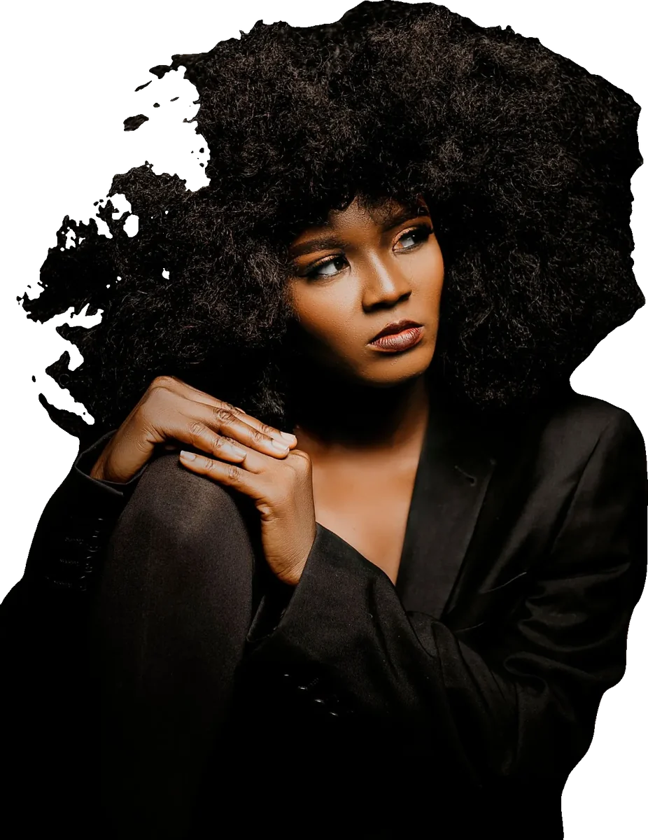 Kinky Straight Human Hair Wig, view 2